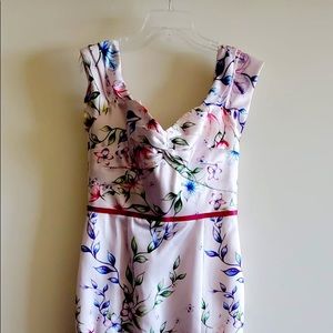 BRAND NEW Long sweetheart neckline size 10 blush Marchesa Dress